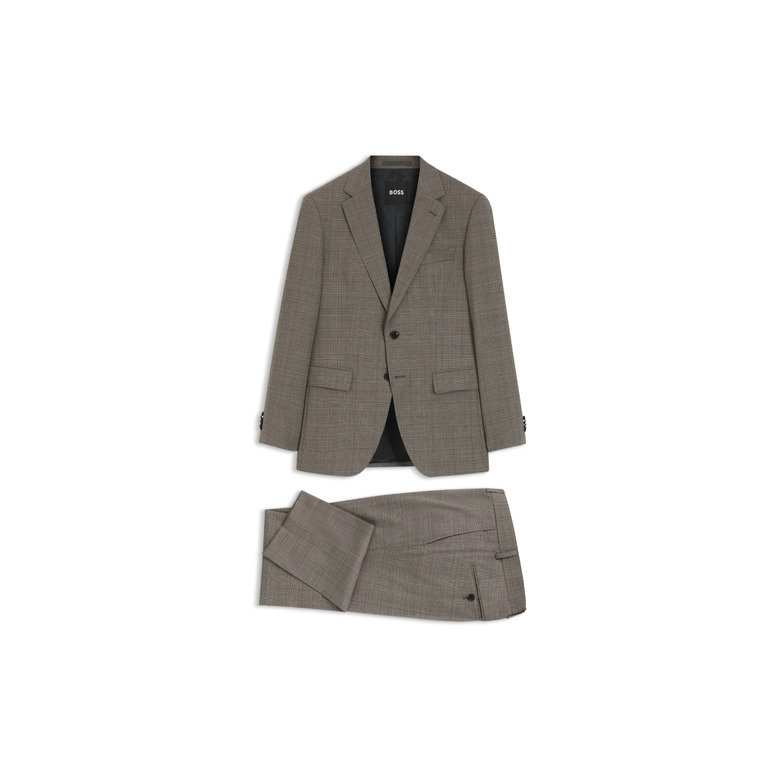 Boss kostuum beige 1