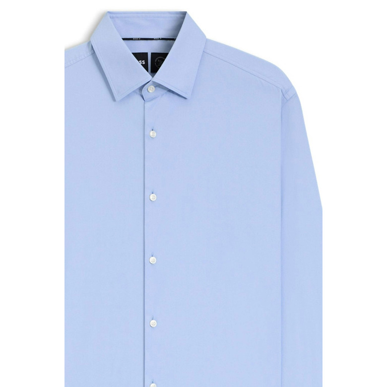 Boss hemd blauw 2