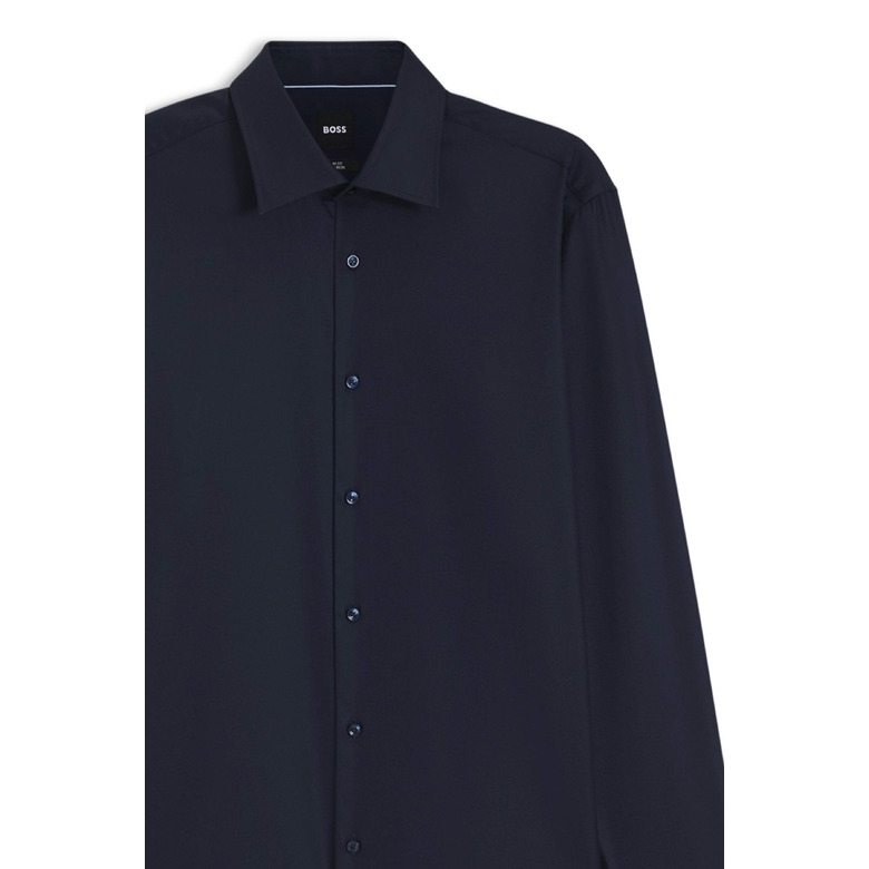 Boss hemd blauw 2