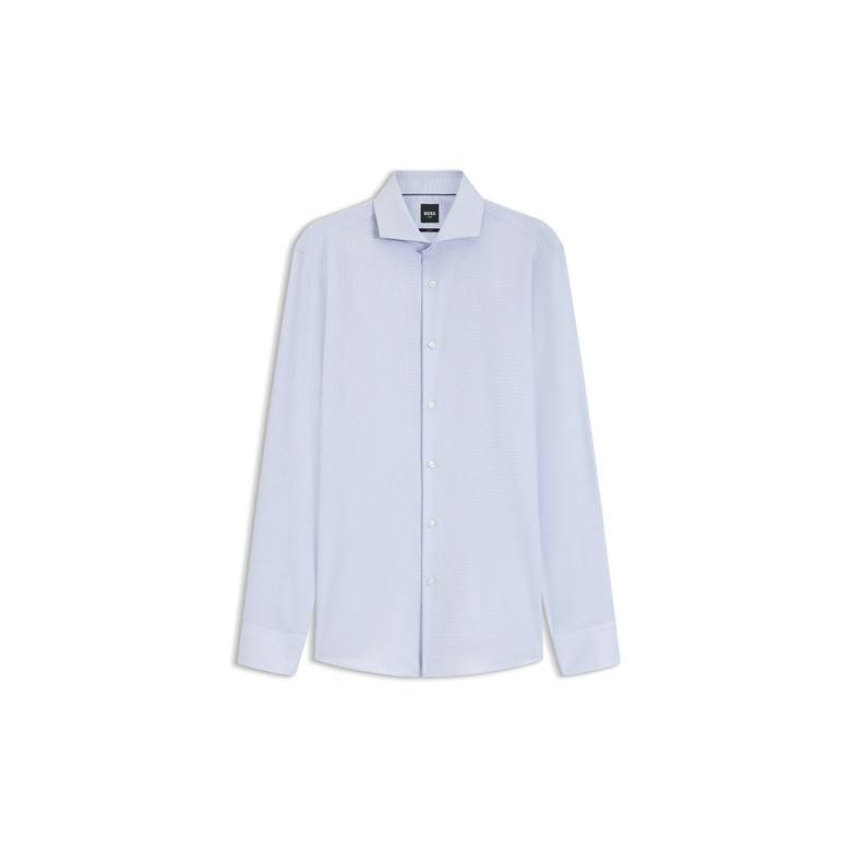 Boss hemd blauw 1