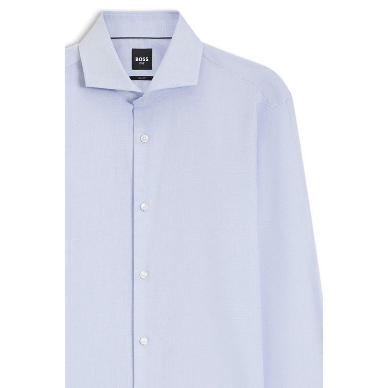 Boss hemd blauw 2