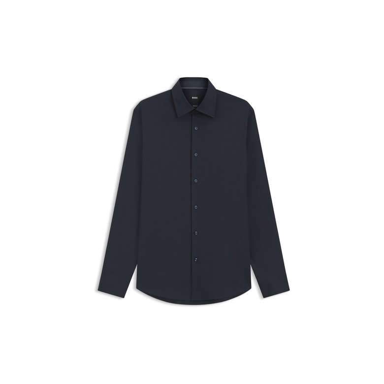 Boss hemd blauw 1