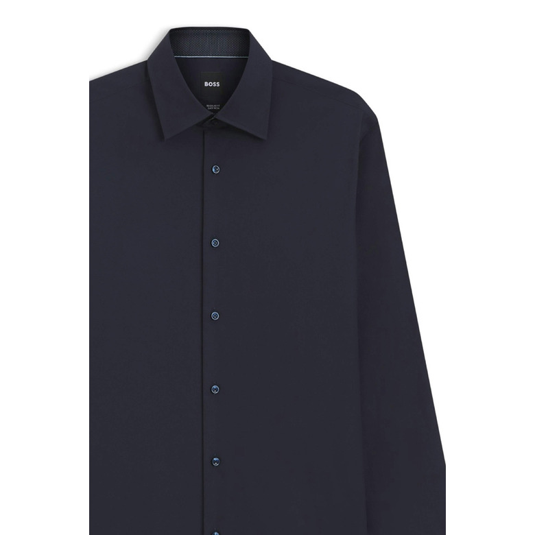 Boss hemd blauw 2