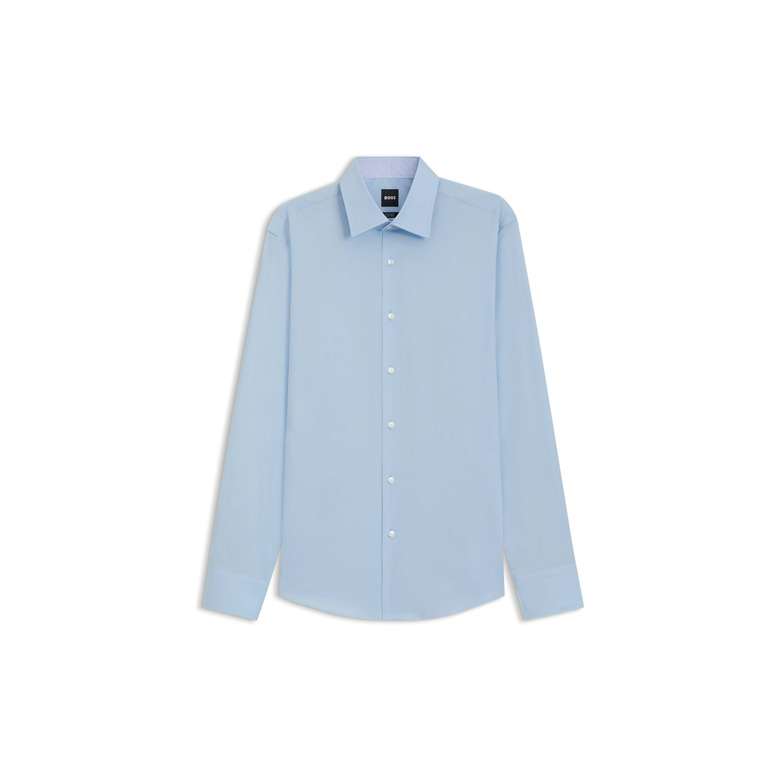 Boss hemd blauw 1