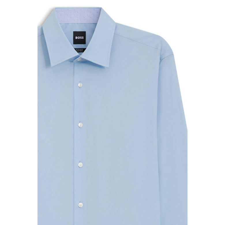 Boss hemd blauw 2