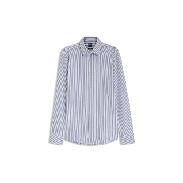 Boss hemd blauw 1