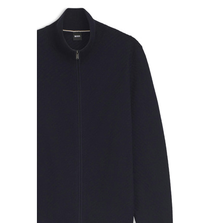 Boss strickjacke blau