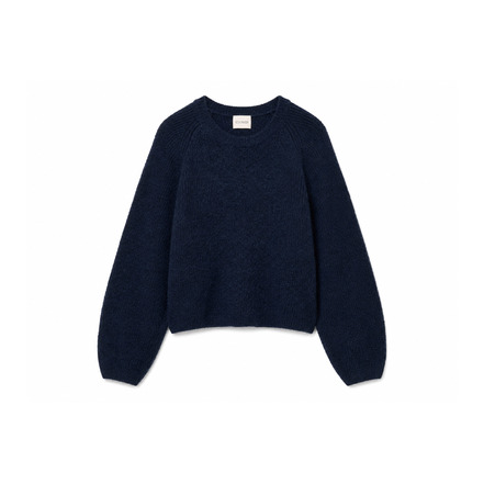 Closed pullover blau