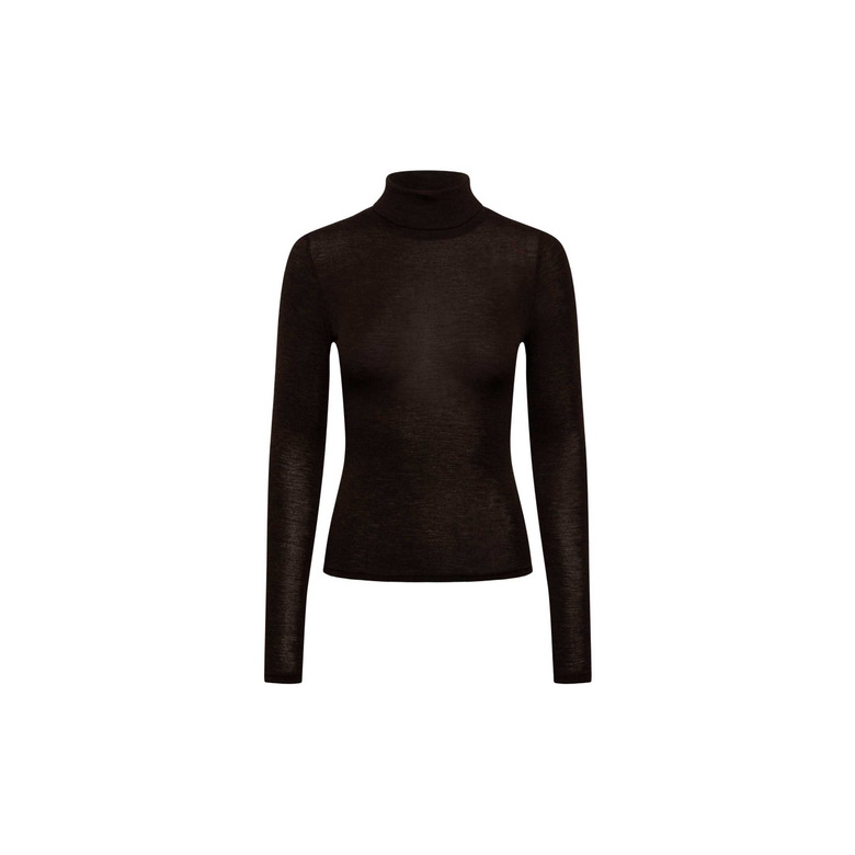 Rosemunde pull brun 1