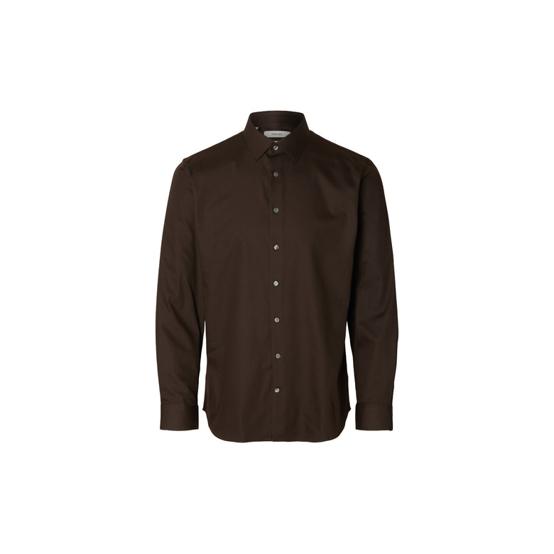 Selected Homme shirt brown 1