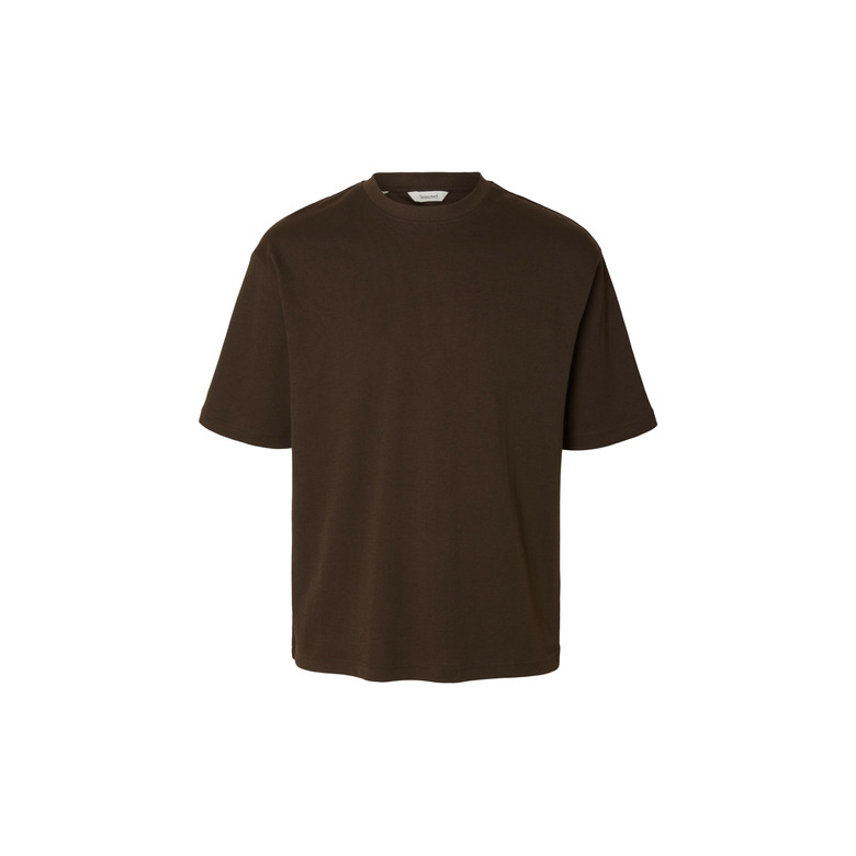 Selected Homme t-shirts brown 1