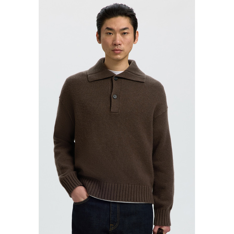 Selected Homme pullover braun 2