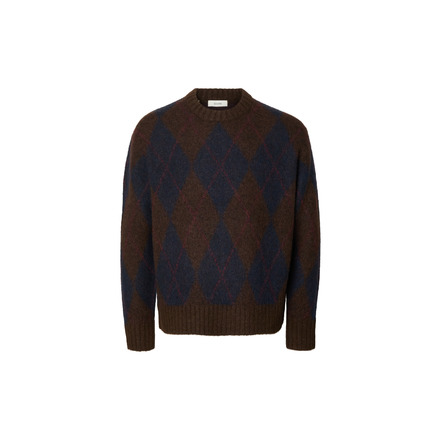 Selected Homme trui bruin
