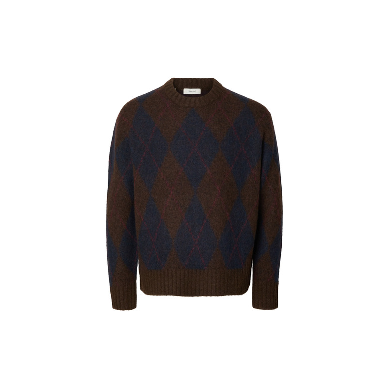 Selected Homme pullover braun 1