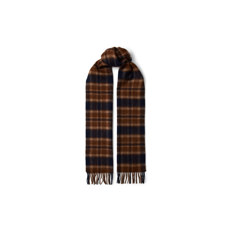 Selected Homme schal cognac 1