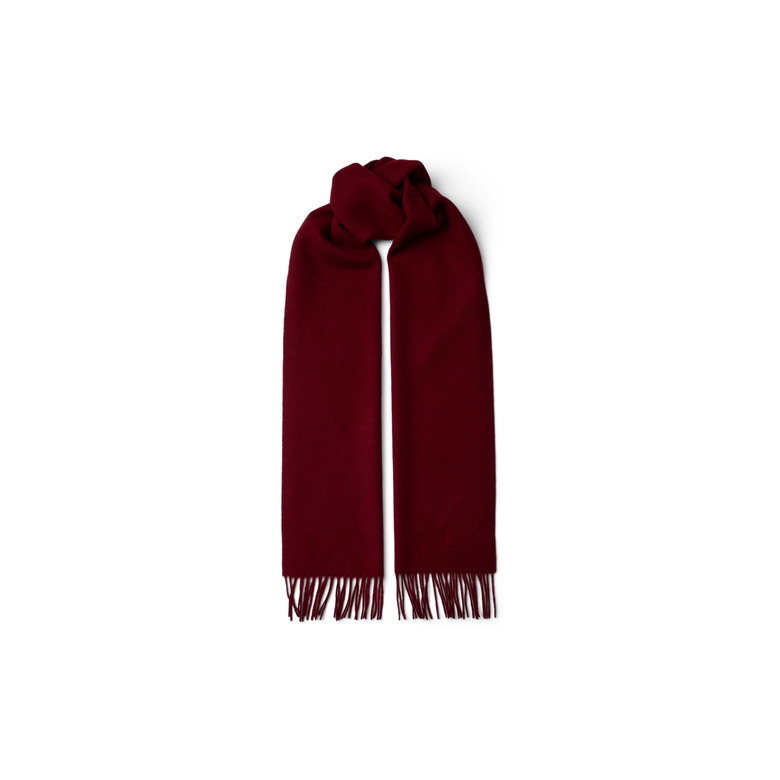 Selected Homme echarpe bordeaux 1