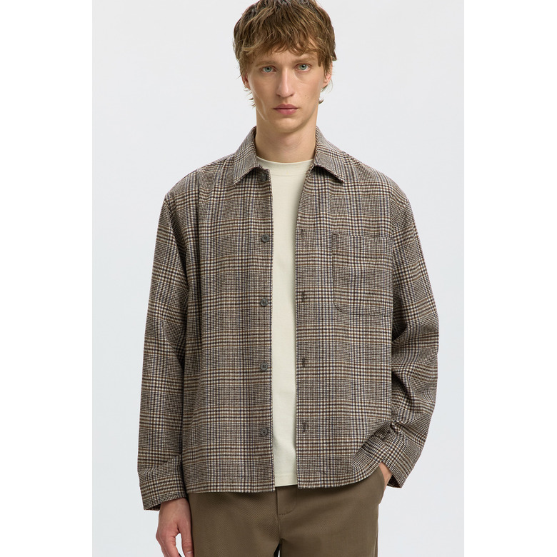 Selected Homme chemise brun 2