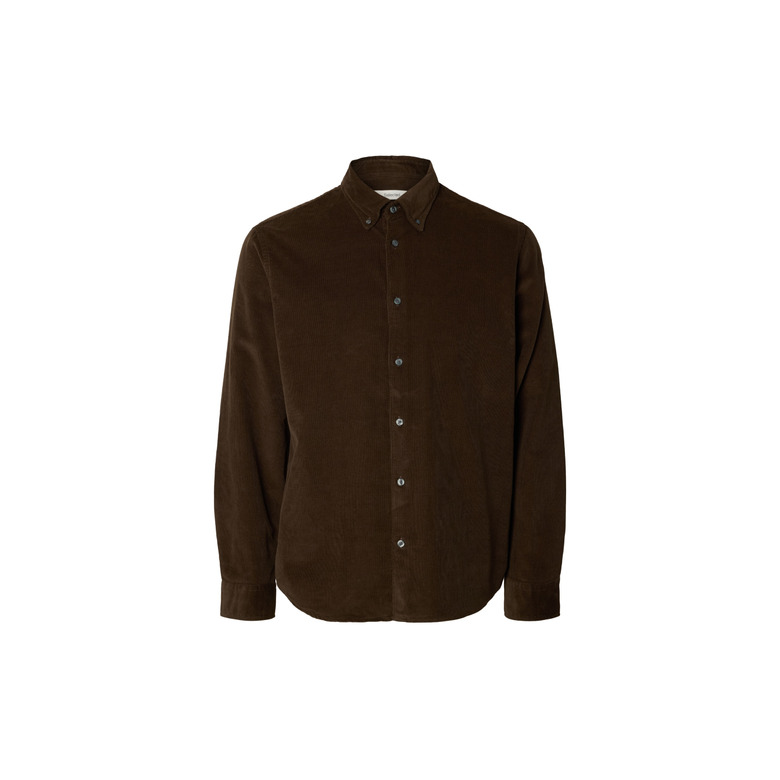 Selected Homme shirt brown 1