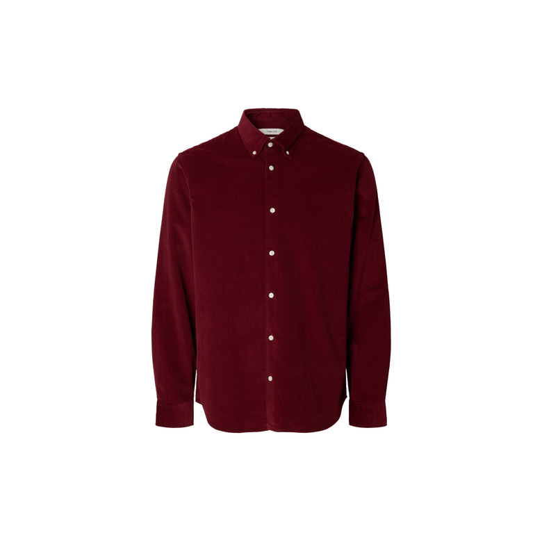 Selected Homme shirt bordeaux 1