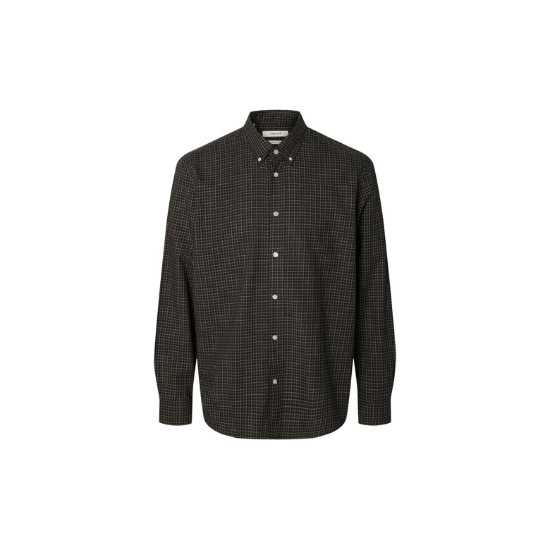 Selected Homme hemd bruin 1
