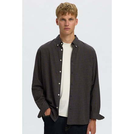 Selected Homme hemd bruin