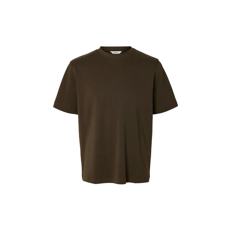 Selected Homme t-shirt braun 1