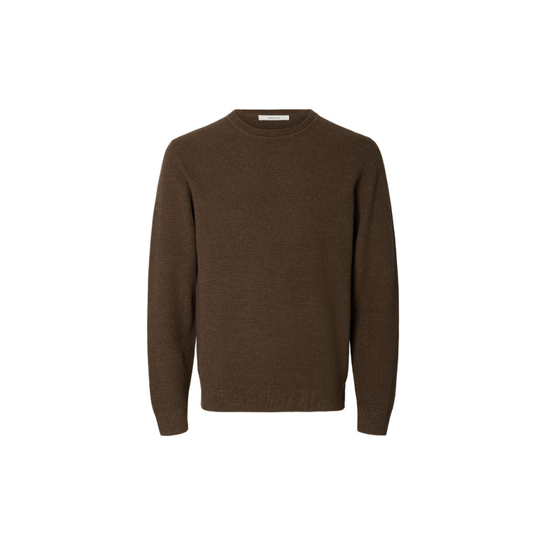 Selected Homme pull brun 1