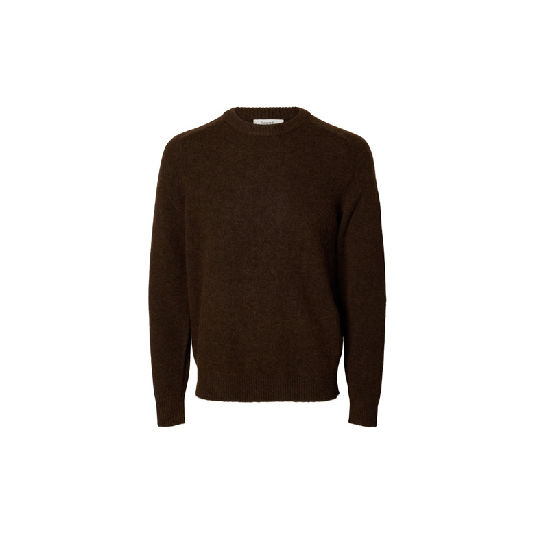 Selected Homme pull brun 1