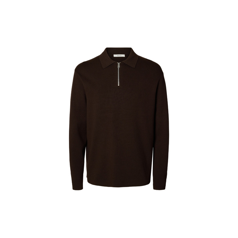 Selected Homme pull brun 1