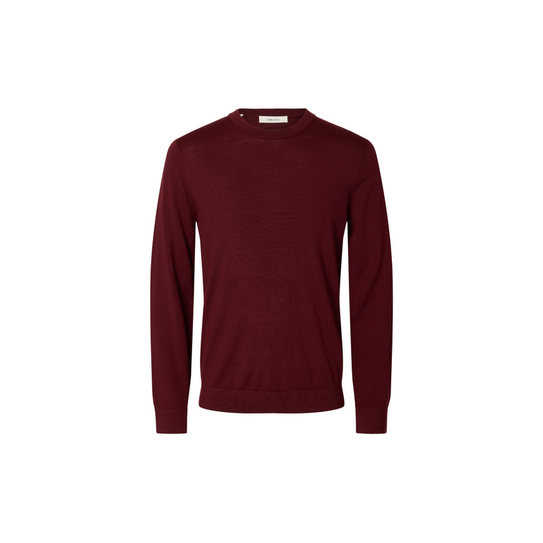 Selected Homme pull bordeaux 1