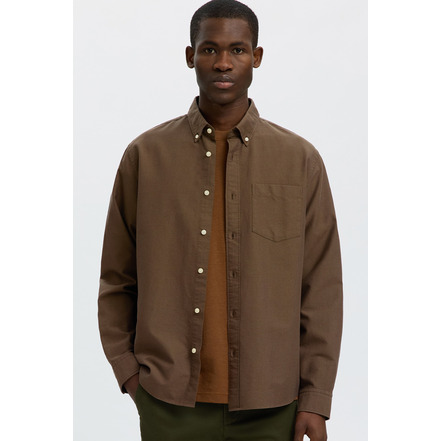 Selected Homme shirt brown