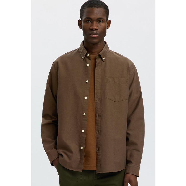 Selected Homme shirt brown 2