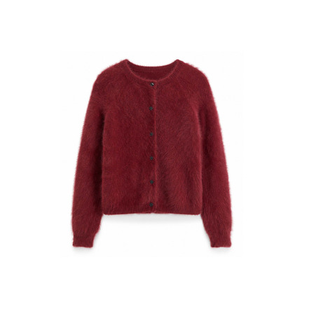 Bellerose strickjacke bordeaux