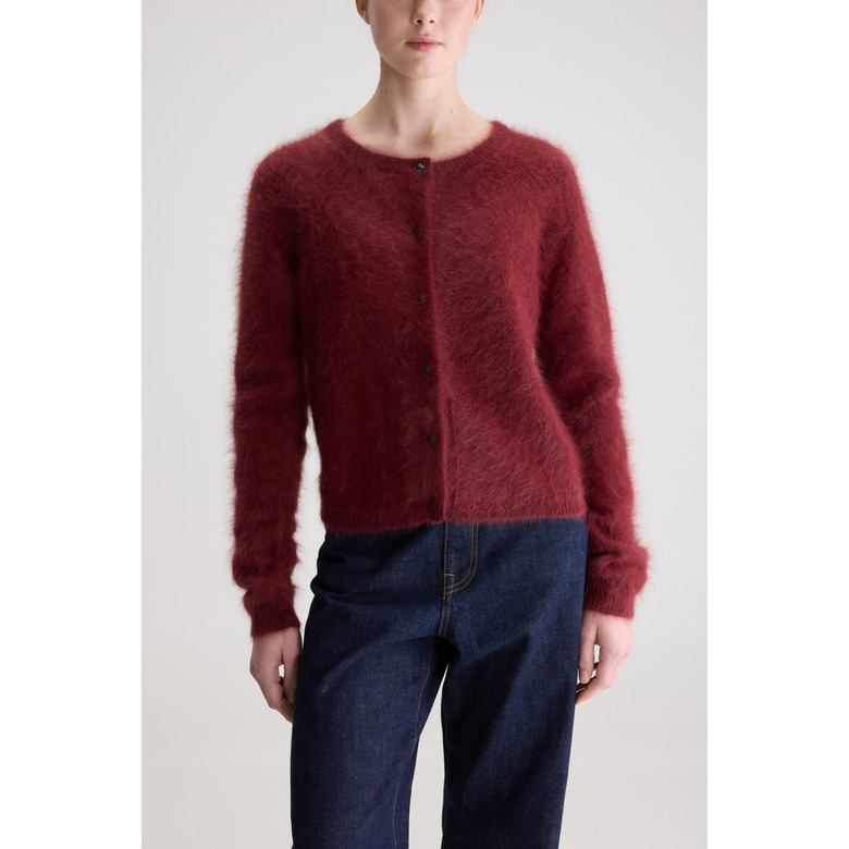 Bellerose strickjacke bordeaux 2