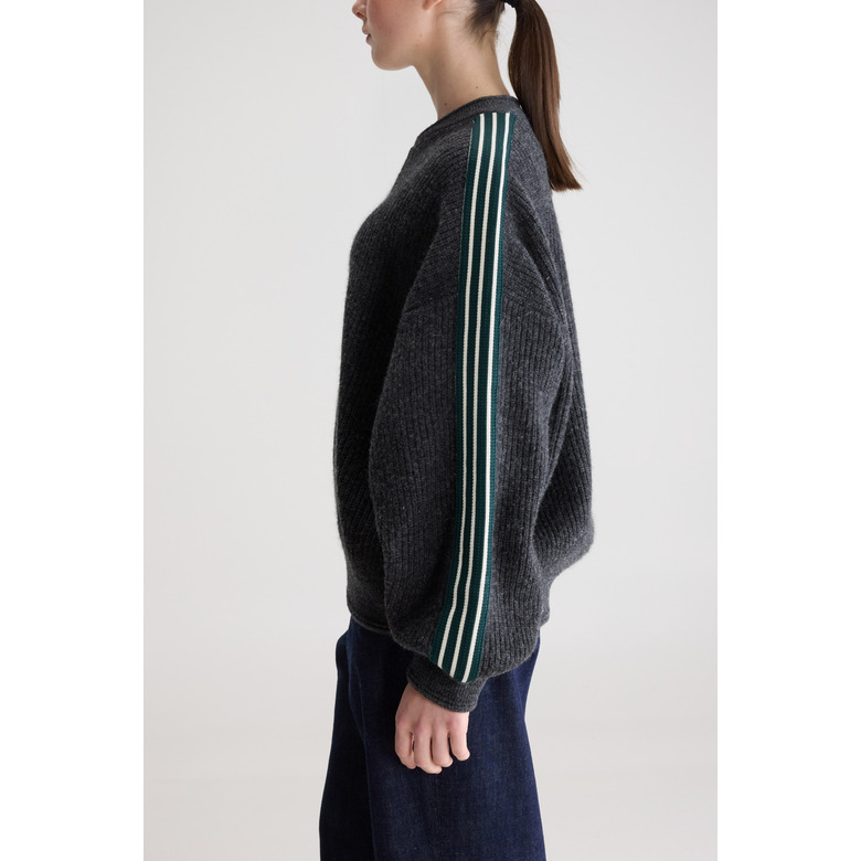 Bellerose strickjacke grau 3