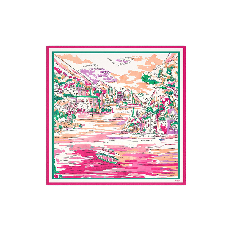 Weekend - Maxmara echarpe rose 1