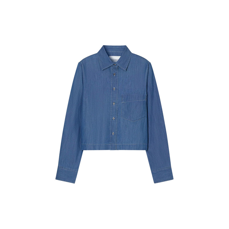 Closed bluse blau 1
