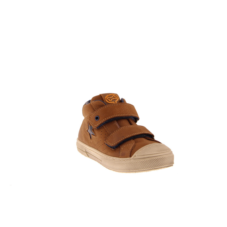 Stones And Bones velcro schoenen cognac 2