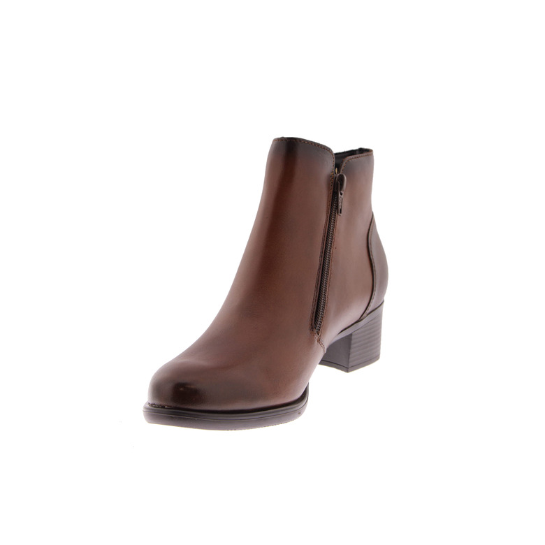Remonte enkellaarsjes cognac 3