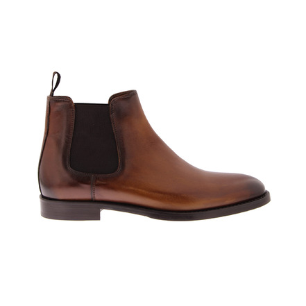 Flecs chaussures hautes cognac