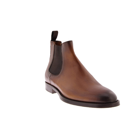 Flecs chaussures hautes cognac