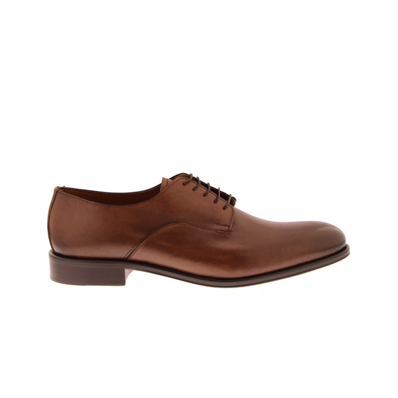 Flecs chaussures à lacets cognac 1