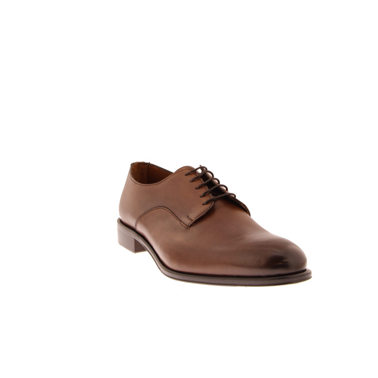 Flecs chaussures à lacets cognac 2