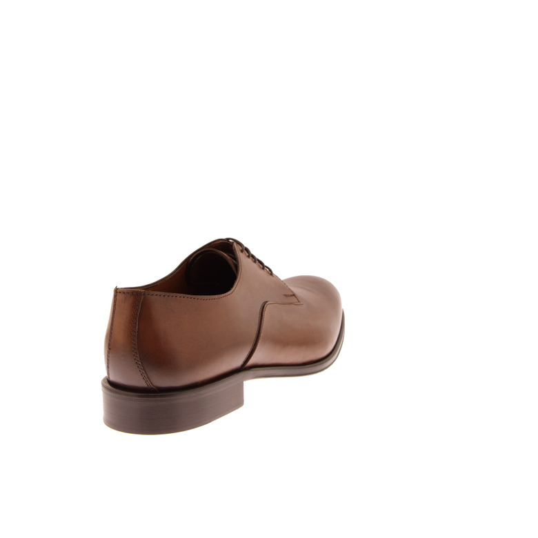Flecs chaussures à lacets cognac 4
