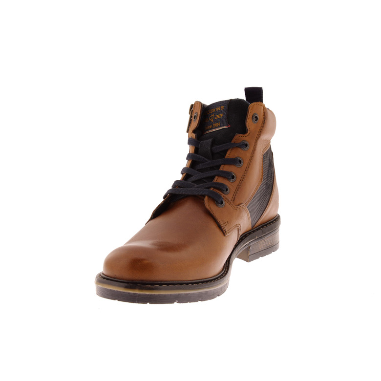 Redskins hoge schoenen cognac 3