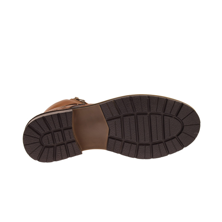 Redskins hoge schoenen cognac 5