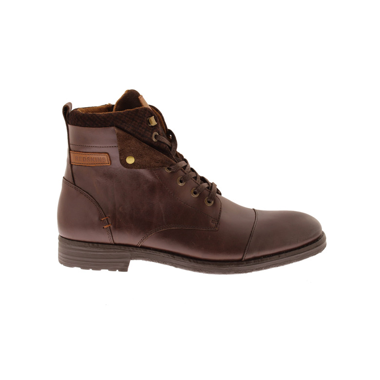 Redskins hoge schoenen cognac 1