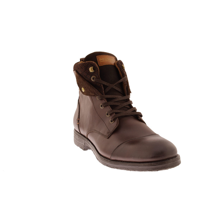 Redskins hoge schoenen cognac 2