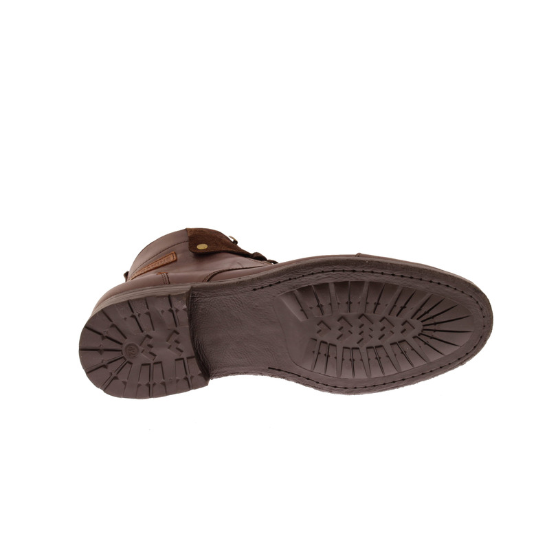 Redskins hoge schoenen cognac 5