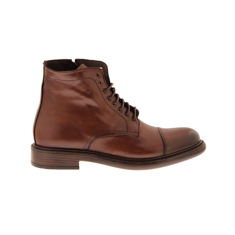 Exton hoge schoenen cognac 1